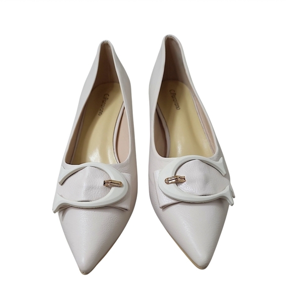 C.Paravano C Buckle Pointed Toe Pumps (Olivia) Size 42 EU/ 11 US - Picture 7 of 16